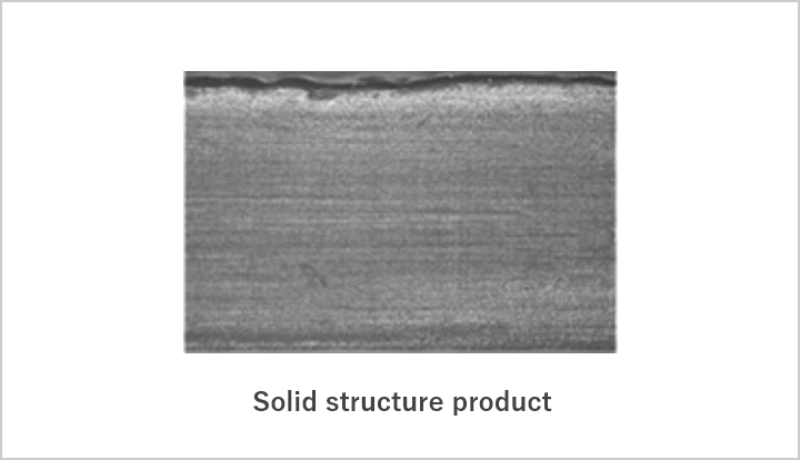 Solid structure product