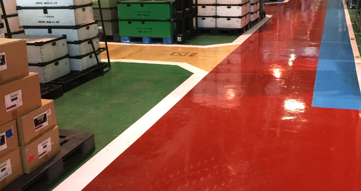 5S + Floor polishing activity