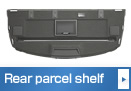 Rear parcel shelf